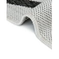 thumbnail image 5 of Unique Loom Outdoor Modern Collection Area Rug - Mikado (2' x 8' Runner Black and White), 5 of 10