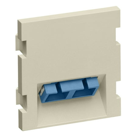 Leviton 41292 Sistema Di Uscita RCA 3-Port – Modulo Feedthrough Beige Per A/V, Adattatori RCA Colorati (Rosso, Nero, Giallo) - 6