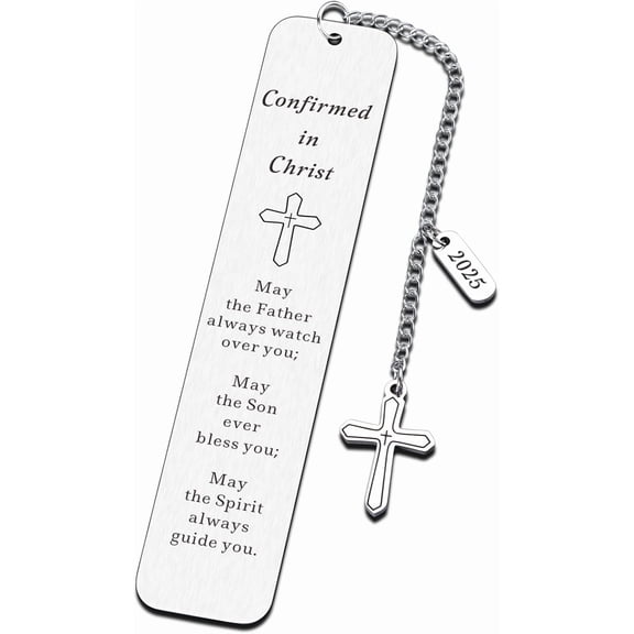 2025 Confirmation Gifts for Teenage Christian Bookmark for Kids 2025 Baptism Gifts for Him Her Catholic Confirmation Gifts for Birthday Christmas Religious Bulk Gifts