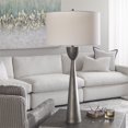 thumbnail image 2 of Uttermost Waller Handcrafted Steel and Cast Aluminum Table Lamp in White, 2 of 8