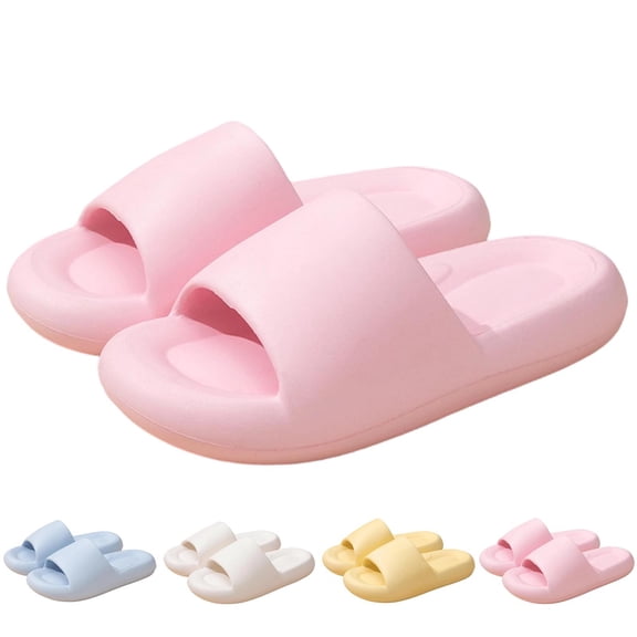 Agkizg Women Bathroom Slippers, Shower Shoes, Cute Thick Soft Sole Slide Sandals Casual Indoor Daily Home Slippers