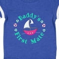 thumbnail image 4 of Inktastic Daddys First Mate (girl) Girls Baby Bodysuit, 4 of 5