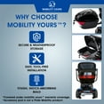 thumbnail image 4 of Pride Mobility  Go Go Sport 3 Wheel Mobility Scooter, Includes Accessories, , Blue, 18 AH Battery, 4 of 11