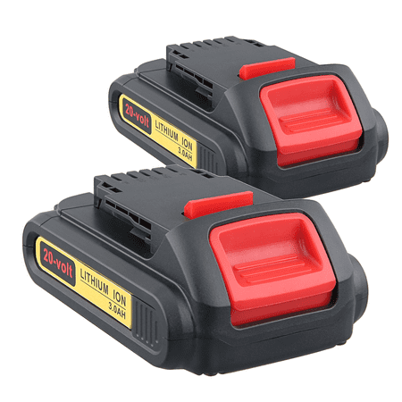 

DASNITE 2PACK For DEWALT DCB201 20V Li-Ion 3.0Ah Battery Compatible with DCB200 DCB203 DCB204 DCB205