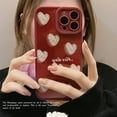 thumbnail image 7 of Compatible with iPhone 13 Pro Max Case Thin for Women Girls,Retro Love Heart Pattern with Soft Flexible TPU Case Slim Anti-Scratch Shockproof Cute Smooth Back Case for iPhone 13 Pro Max, 7 of 7