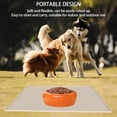 thumbnail image 4 of Silicone Pet Feeding Mat Silicone Pet Feeding Mat Dog Food Storage Container for Food and Water Prevent Spilling Waterproof Pet Feeding Placemat for Dog Cat Dog Food Mats, 4 of 8