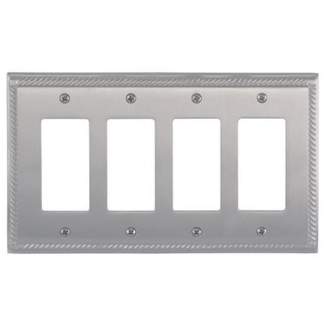 BRASS Accents M06-S8592-619 Plaques de Commutation en Nickel Satiné GFCI Georgian