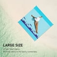 thumbnail image 3 of HIHOHO Beach Blankets Sandproof Beach Mat 79" x 83" for 1-3 Adults Outdoor Picnic Mat with Pocket for Travel Camping Hiking, 3 of 6
