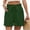 Army Green, variant on Shorts for Women with Pockets Trendy Flare Drawstring Waisted Shorts Summer Casual Vacation Beach Shorts Light Blue L