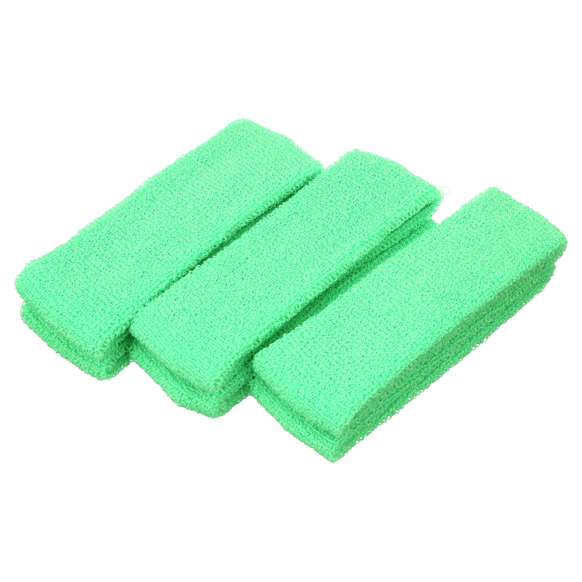 Unique Sports Athletic Performance Team Pack of 6 Headbands - Lime Green
