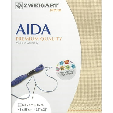 Precut Zweigart Aida 16 count Beige 3251/3740