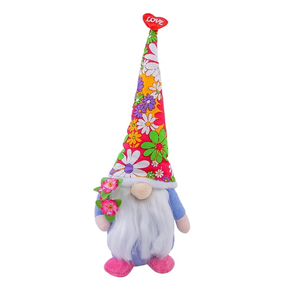 HuiXinOu Sunflower Gnome Figurine Harvest Festival Thanksgiving Decor Party Holiday Tabletop Ornament for Home Farm Festive Decoration