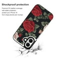 thumbnail image 2 of Compatible with iPhone 11 12 13 mini 14 15 16 Pro Max Plus Wallet Case with Card Holder, PU Leather Kickstand Card Slots Case ( Red Rose, iPhone 11 Pro Max), 2 of 7