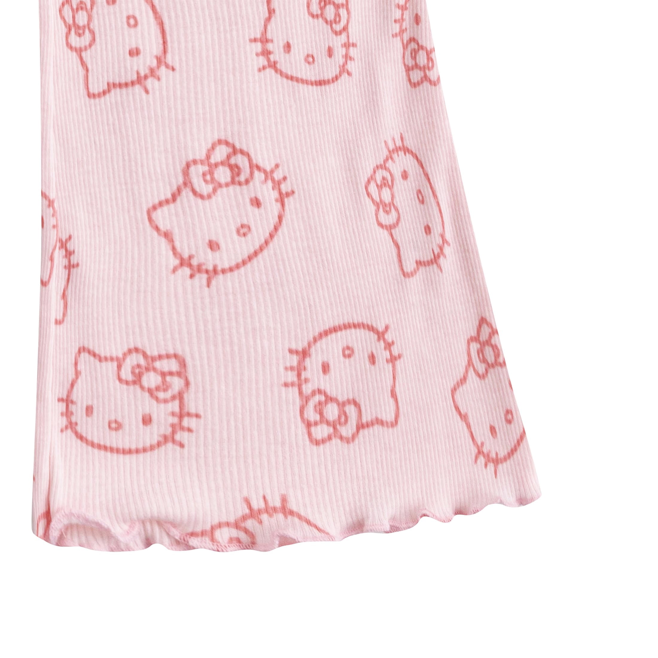 Hello Kitty Sanrio Long Sleeve Shirt, Quilted Vest, and Pants Set (Girls), 3 Piece Set, Sizes 4-6X