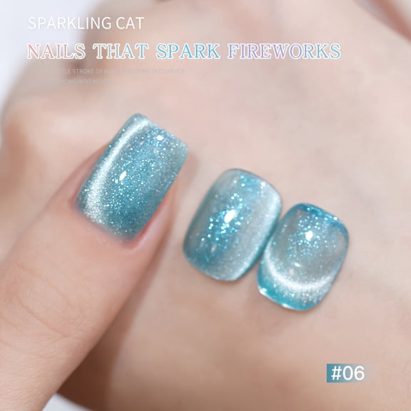 XEIJAYI 15ml Holographic Magnetic Cat Eye Gel Polish - Reflective Shimmer Nail Art With Alcohol-Free/LED Soak-Off Gel For Salon & DIY, Japanese-Korean Style Nail Designs, Nail Care, DIY Nail Design