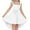 #0048-White, variant on Favoffer Summer Girl's Ruffle Sleeve Mesh A-Line Dress - Belted Casual Party Dress with Pockets for Daily, Vacation, Big Kids 5-14Y