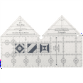 thumbnail image 3 of 4PCS Quilting Rulers,Shaped Acrylic Sewing Ruler Quilting Templates,Sewing Ruler Ruler for DIY Crafts 6-18 Inch-45°, 3 of 8