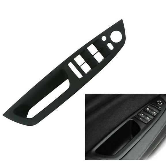 Partscollect Interior Door Handle Inside Panel Trim Inner Door Handle Compatible for BMW X5 E70 2007-2013 X6 E71 2008-2014Replaces OE# 51416975791  (Front Left Side, Black)