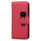 thumbnail image 2 of Funda con estampado de oso para Motorola G31 con tarjetero, cordón, piel sintética, función billetera y protección contra caídas en las esquinas., 2 of 5