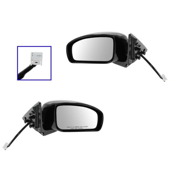 TRQ Power Heated Mirror Pair Left LH Right RH For 07-08 Infiniti G35 G35X Sedan MRA08111