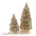 thumbnail image 2 of Christmas Sisal Tree Gold Balls Plastic Snow Locked St/2 37348, 2 of 2