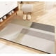 thumbnail image 1 of Xiao Hua Alfombra de baño, antideslizante, de felpa y pelo largo, lavable a máquina, ideal para suelo, bañera y ducha, alfombra de baño, decoración de accesorios, gris y marrón, 40,6 x 60,9 cm, 1 of 5