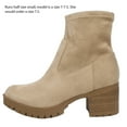 thumbnail image 2 of Soda Women's Faux Leather Chelsea Pull on ug Ankle Boots, Wheat, 5.5 M US, 2 of 4