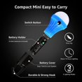 thumbnail image 5 of Linterna Led para acampar, accesorios para acampar, 3 modos de iluminación, bombillas colgantes para tienda de campaña con gancho de Clip para acampar, senderismo, huracanes, tormentas, apagones Feliz Sencillez, 5 of 5