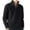 Black, variant on Mens Sweater - Casual Bottoming Solid Color Warm Wool Knit Half Zip Long Sleeve Sweater Jacket, Daily Layering Wear, Breathable Fabric, Cozy Outerwear, Men's Clothing