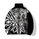 thumbnail image 5 of Tops casuales para hombre, ropa de invierno para hombre, chaqueta holgada gótica de algodón con estampado de monstruo de cabeza de bruja y cabra, chaquetas de calle Harajuku, 5 of 5