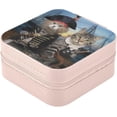 thumbnail image 2 of GZHJMY Travel Small Jewelry Case Beautiful Hummingbird Jewelry Organizer Jewelry Box Gifts Women Mom Friends Female Sister Bridesmaid Girl Gifts Idea23 for Necklace Bracelet Earrings Rings, 2 of 7