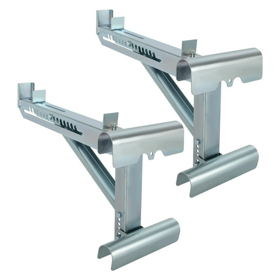 2 Pack Steel Ladder Jack for Working Stage High-Strength Load-Bearing Brackets for Ladders 661.39lbs Working 20 inch Stage