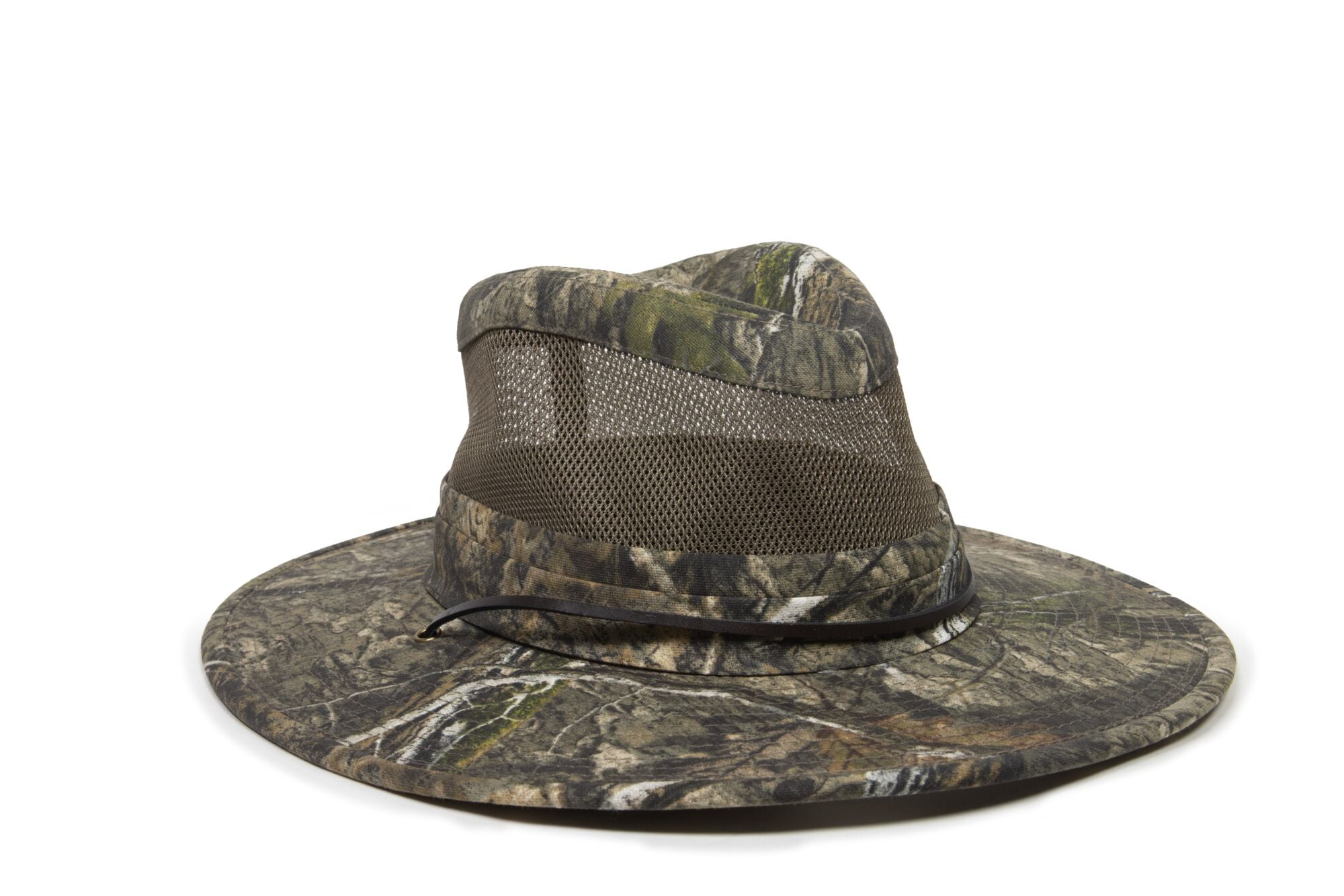 Mossy Oak Flat Brim Safari Hat, Country DNA Camo, Adult