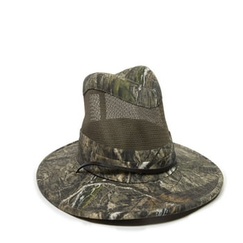 Mossy Oak Flat Brim Safari Hat, Country  Camo, Adult