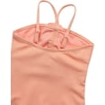thumbnail image 4 of Jessica Simpson Girls' One-piece Ruched Rosette Swimsuit, 4 of 6