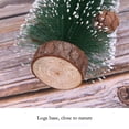 thumbnail image 5 of Djunllk Mini Christmas Trees Bottle Brush Trees with Wood Base, Christmas Village Trees for Tabletop Christmas Decor Holiday Winter Decorations Christmas Tree, 5 of 9