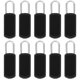 thumbnail image 1 of unbranded 10Ud Repuesto De Tirador De Cremallera Metal Negro Para Reparar Chaquetas Y Maletas, 1 of 6