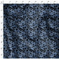 thumbnail image 4 of Soimoi Blue polyester Crepe Fabric Leopard Animal Skin Printed Fabric 1 Yard 42 Inch Wide, 4 of 6