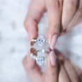 thumbnail image 6 of Rosec Jewels IGI Certified Lab Grown Diamond 3 Carat Engagement Ring - E-VS1 Quality - Big Oval Diamond Ring for Women, 14K White Gold, US 6.00, 6 of 9