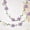 Purple, variant on 2PCS Paper Flower Garland, Paper Leaves Banner Vine Flowers with Green Leaves Crepe Flower Garland Decorations for Wall Anniversary Wedding Birthday Arch Decor-Pink