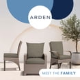 thumbnail image 4 of ARDEN Basics Outdoor Seat Pad Cushion, 17 x 17, Water Repellent and Fade Resistant, Mink Brown Mila, 4 of 9