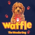 thumbnail image 2 of Waffle the Wonder Dog Girls Glitter Paws T-Shirt Blue Sizes 18M-8, 2 of 2
