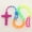 Multi-color, variant on Cross Plastic Rosary Necklace Souvenirs Gifts