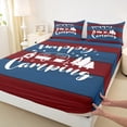 thumbnail image 3 of Homewish 4-Piece Queen Sheet Set, Camping Lodge Cabin, Microfiber Teen Bedding, 3 of 7