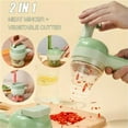 thumbnail image 4 of Cortador de verduras eléctrico Portátil TUNC 2 en 1 procesador de alimentos inalámbrico, 4 of 5