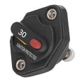 thumbnail image 3 of Overcurrent Protector, Waterproof Safe  Shutdown Fuse Circuit Breaker Small Panel Mount  For RV Marine 30A, 3 of 8