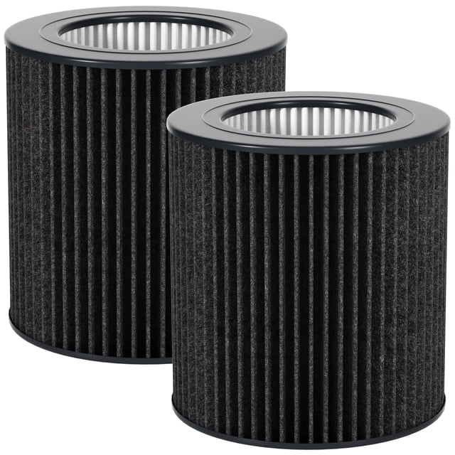 Luripid 2 Pack Air Mini Filter Replacements Compatible with Molekule Air Mini & Air Mini + Air Purifiers, 3-in-1 High-Efficiency