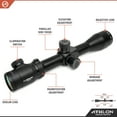 thumbnail image 4 of Athlon Optics Talos BTR Riflescope 4-14x44mm, 30mm Main Tube, APLR2 FFP IR MIL Reticle, Black, 4 of 6