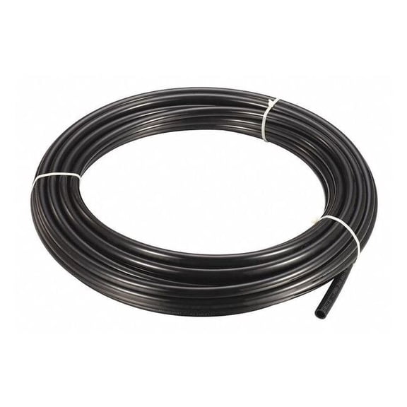 Manufacturer Varies Tubing,1/2" OD,Nylon,Black,50 Ft 2VDL4