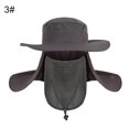 thumbnail image 5 of Opolski Unisex Sun UV Protectiom Mesh Bucket Hat Detachable Neck Face Flap Boonie Hat, 5 of 8